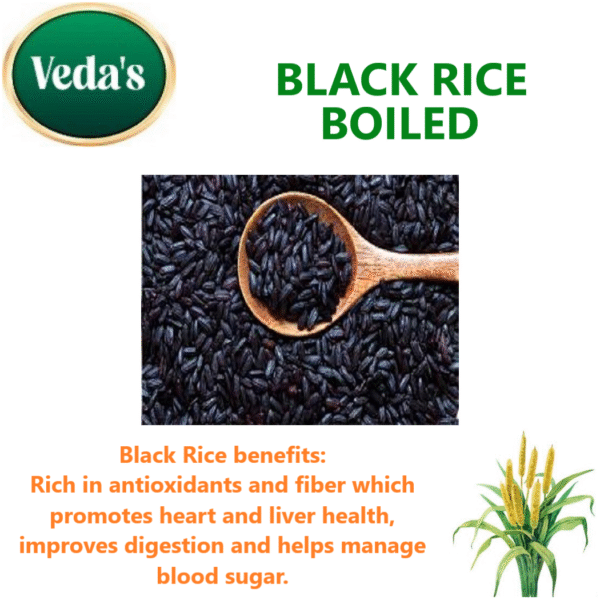 Black Rice – Boiled - vedasmillets.com : Make Millet Foods a Daily Habit.