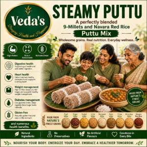 Steamy Puttu